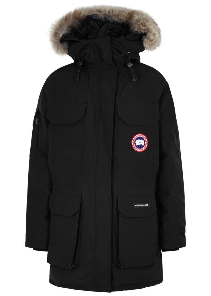 商品Canada Goose|Expedition black fur-trimmed Arctic-Tech parka,价格¥12149,第1张图片