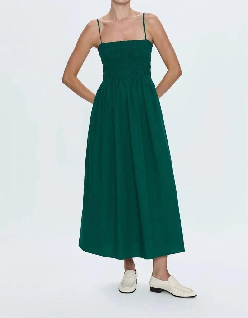 商品PISTOLA|Pistola - Bianca Shirred Bodice Dress,价格¥914,第1张图片
