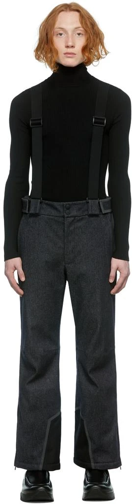 商品Giorgio Armani|Black Neve Ski Salopettes Trousers,价格¥8866,第1张图片