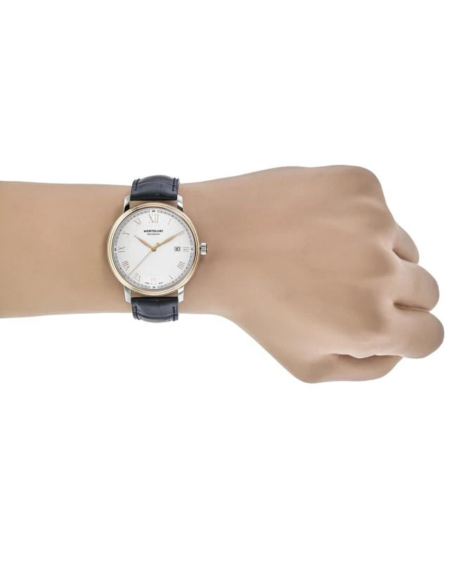 商品MontBlanc|Montblanc Tradition White Dial Leather Strap Men&apos;s Watch 114336,价格¥10844,第4张图片详细描述