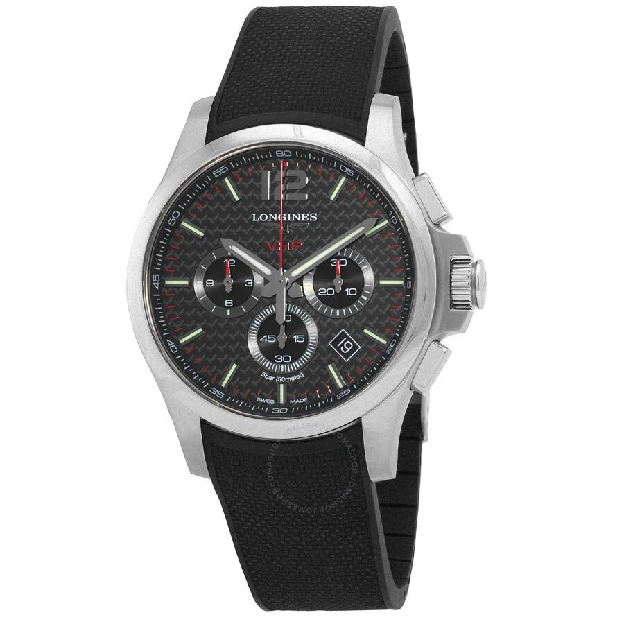 商品Longines|Conquest Chronograph Quartz Black Dial Men's Watch L3.727.4.66.9,价格¥7065,第1张图片