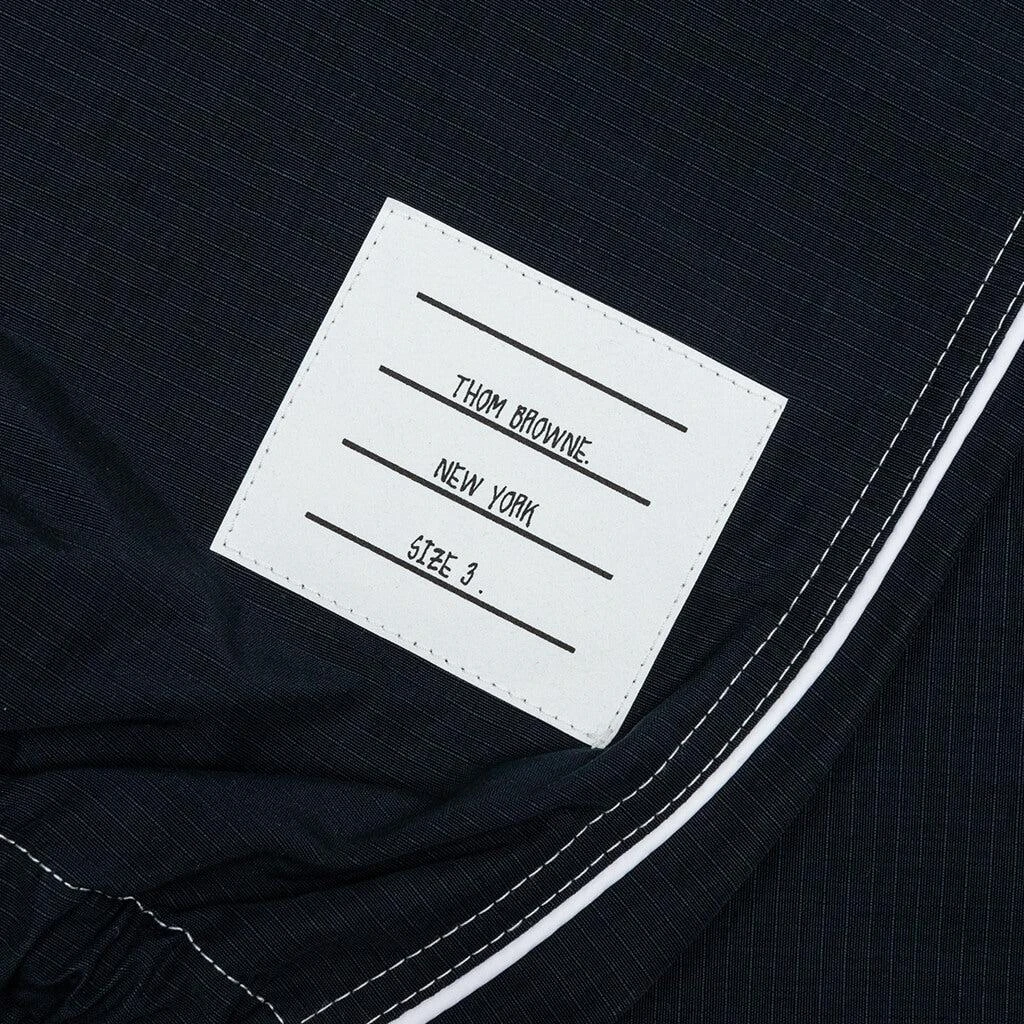 商品Thom Browne|Thom Browne Contrast White Stitching Track Pants - Navy,价格¥5222,第5张图片详细描述