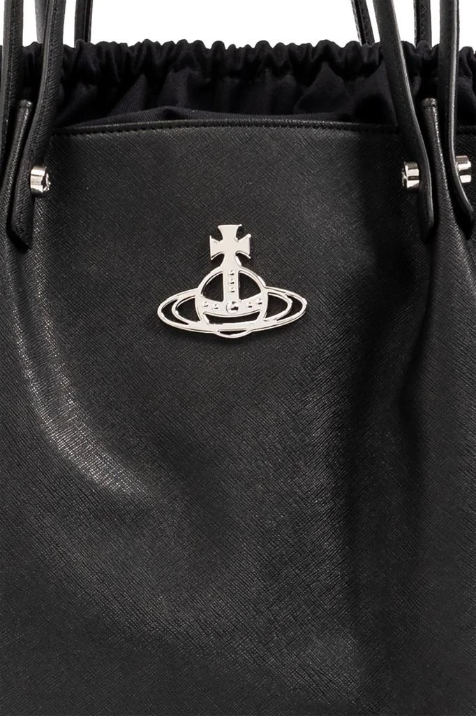 商品Vivienne Westwood|Vivienne Westwood Tina Orb Plaque Tote Bag,价格¥3356,第5张图片详细描述