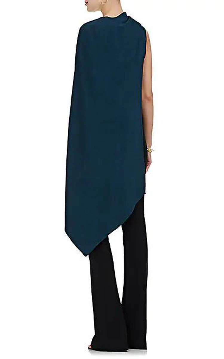 商品Narciso Rodriguez|Crepe Asymmetric-Cape Top,价格¥2152,第4张图片详细描述