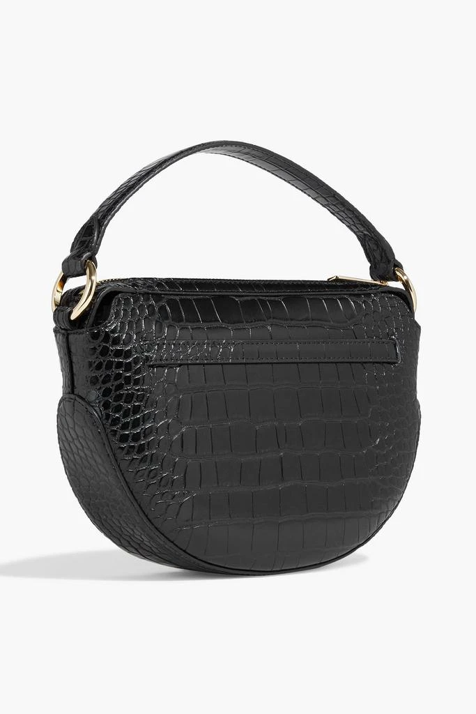 商品Michael Kors|Emilia buckled croc-effect leather shoulder bag,价格¥1221,第3张图片详细描述