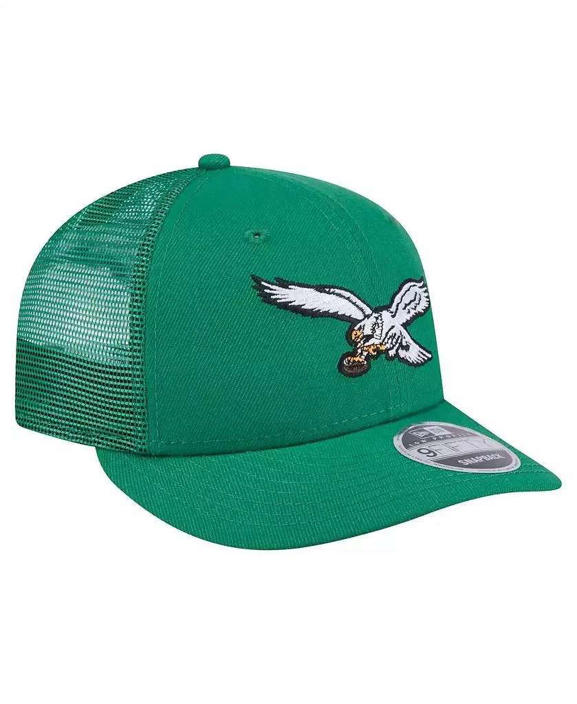 商品New Era|Men's Kelly Green Philadelphia Eagles Low Profile 9FIFTY Snapback Hat,价格¥259,第4张图片详细描述