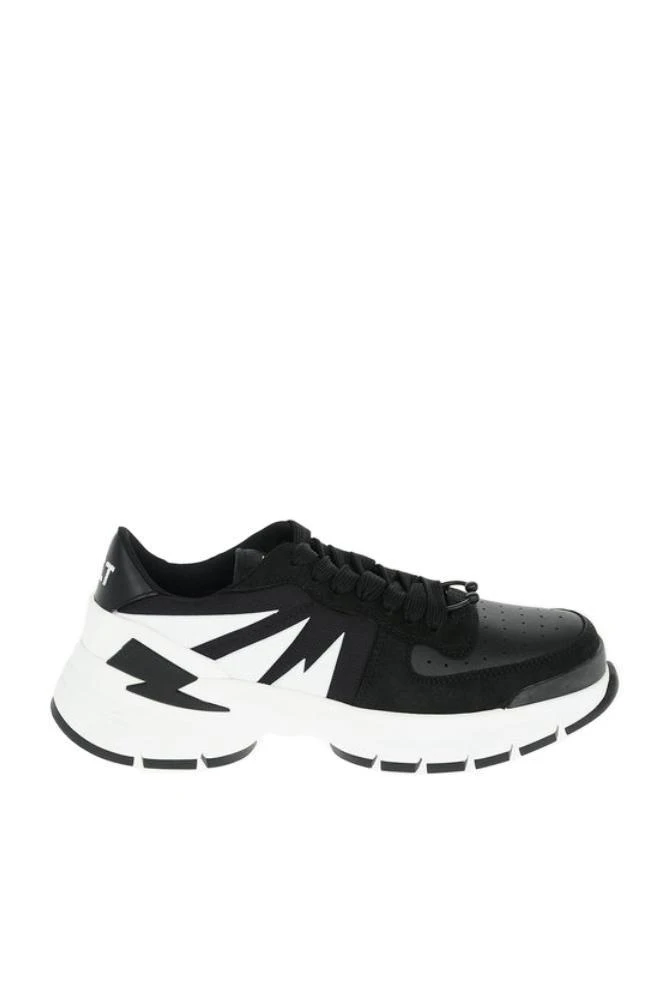 商品Neil Barrett|Neil barrett men's white other materials sneakers,价格¥3914,第2张图片详细描述