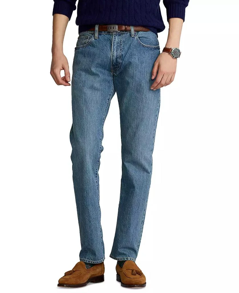 商品Ralph Lauren|Men's Hampton Relaxed Straight Jeans,价格¥901,第4张图片详细描述