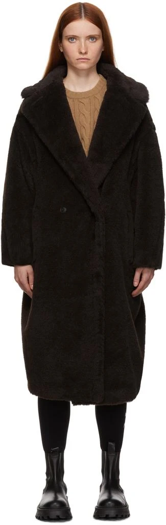 商品Max Mara|Brown Teddy Bear Coat,价格¥26268,第1张图片