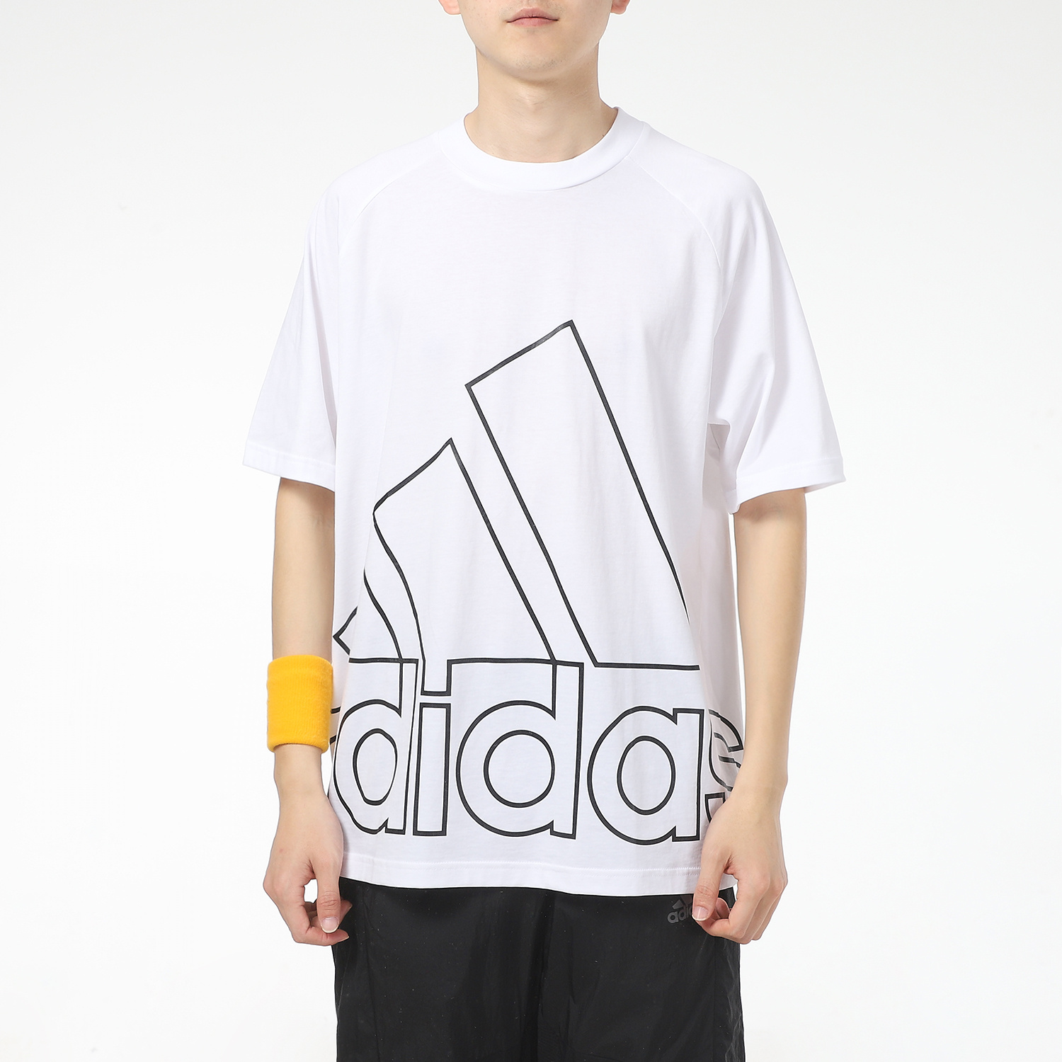 商品[国内直发] Adidas|U BIG LOGO T男士运动休闲短袖T恤,价格¥147,第1张图片