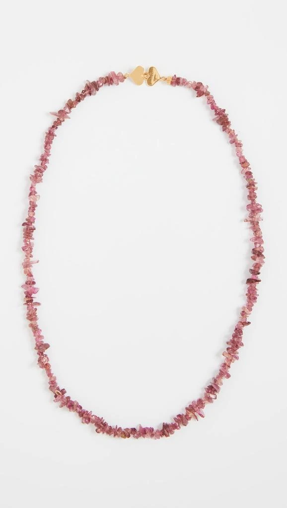 商品Chan Luu|Chan Luu 18k 镀金粉色电气石项链,价格¥321,第2张图片详细描述