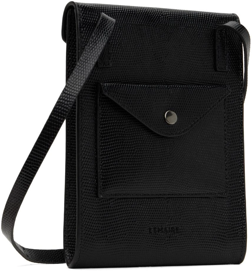 商品Lemaire|Black Enveloppe Strap Shoulder Bag,价格¥1212,第3张图片详细描述