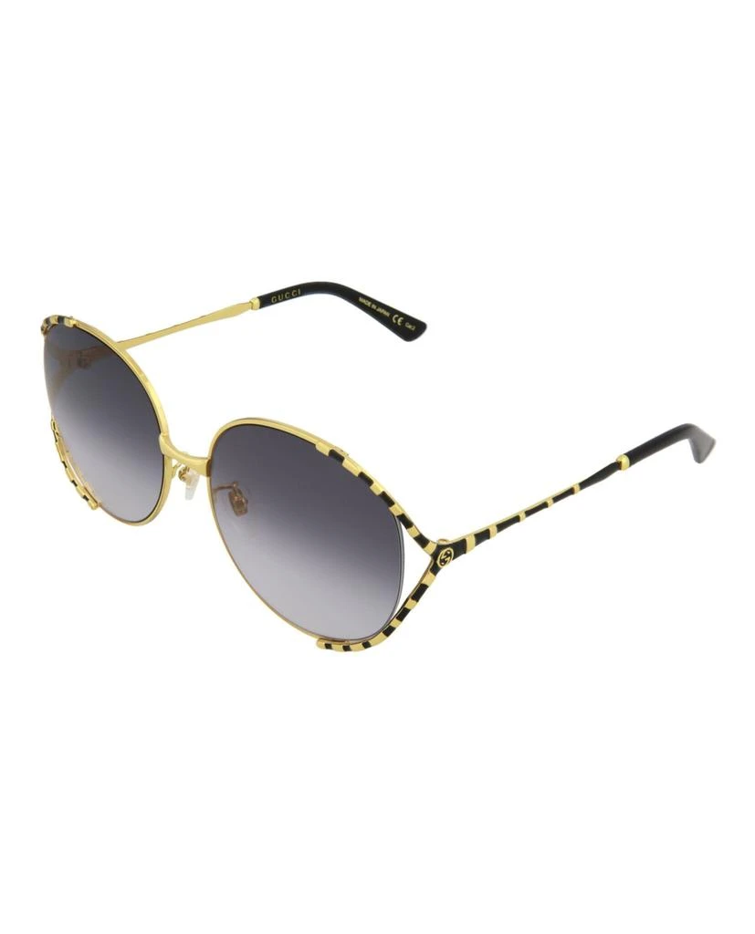 商品Gucci|Round-Frame Acetate Sunglasses,价格¥1099,第2张图片详细描述