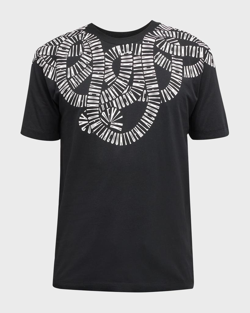 商品Marcelo Burlon|Men's Snake Wings Logo T-Shirt,价格¥1471,第4张图片详细描述