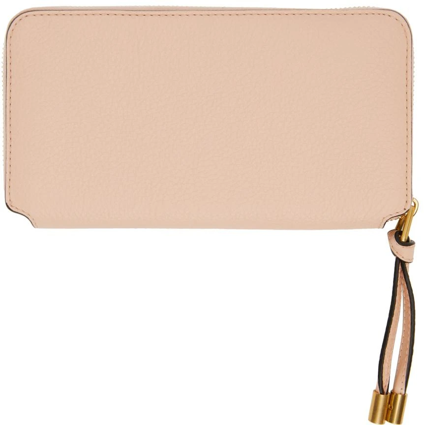 商品Chloé|粉色 Maricie 长款钱包,价格¥5773,第2张图片详细描述