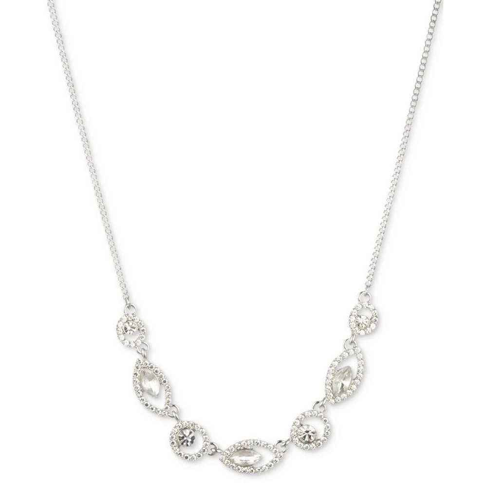 Givenchy Pavé Crystal Orb Frontal Necklace, 16" + 3" extender 1