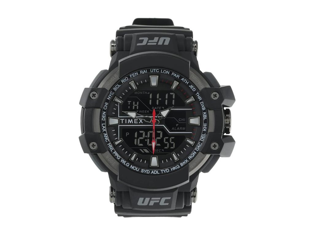 53 mm UFC Tactic Digital Dial Black Resin Strap Watch商品第1张图片规格展示