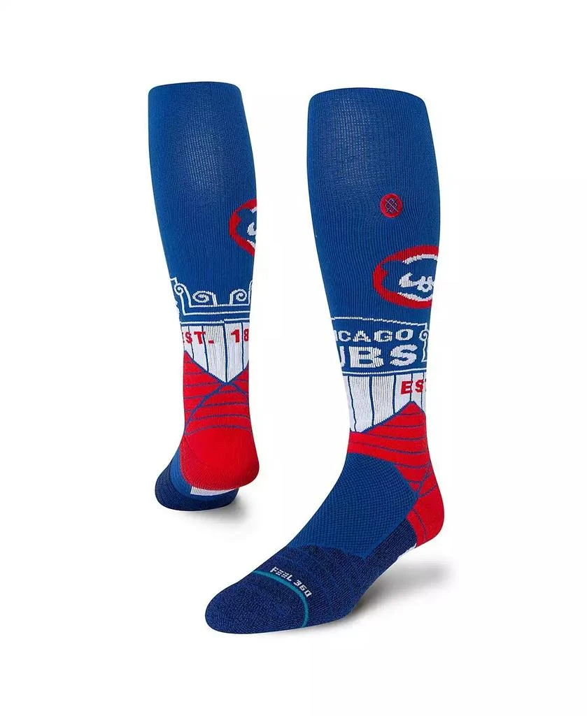 商品Stance|Men's Chicago Cubs Cubby Bear Diamond Pro Team Tube Socks,价格¥180,第1张图片