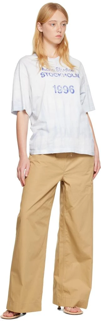 商品Acne Studios|Beige Paneled Trousers,价格¥1384,第4张图片详细描述