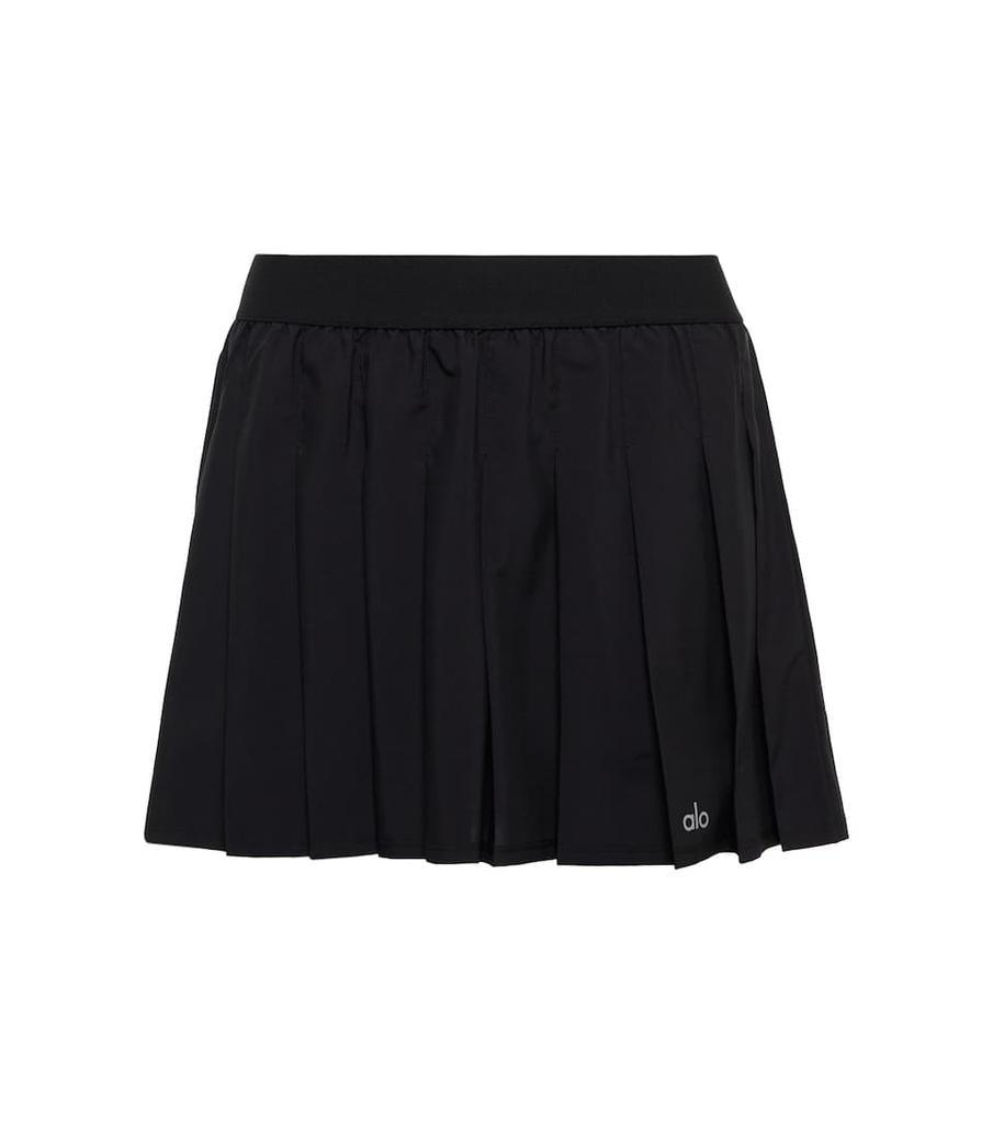 商品Alo|Varsity cotton tennis miniskirt,价格¥653,第1张图片