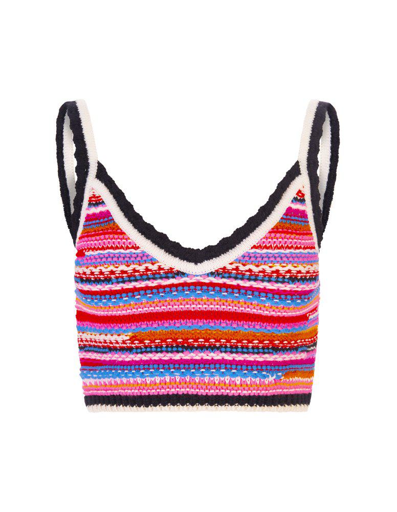 Dsquared2 Striped Knit Tank Top商品第1张图片规格展示