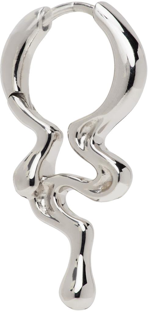 Silver Maya Huggie Earring商品第1张图片规格展示
