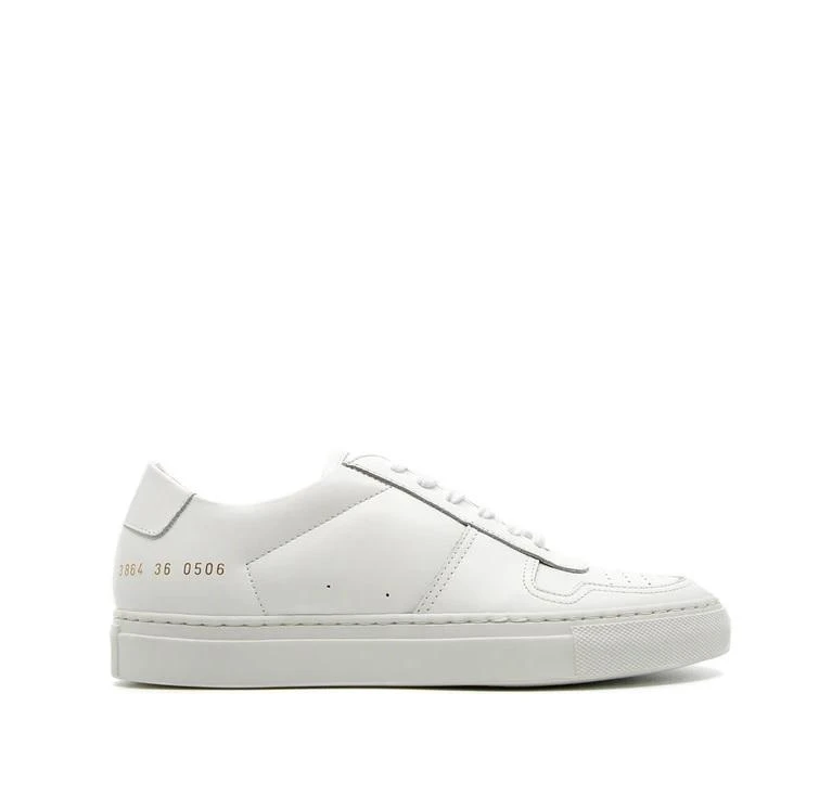 商品Common Projects|Ladies White Leather BBall 90 Low-Top Sneakers,价格¥1488,第1张图片