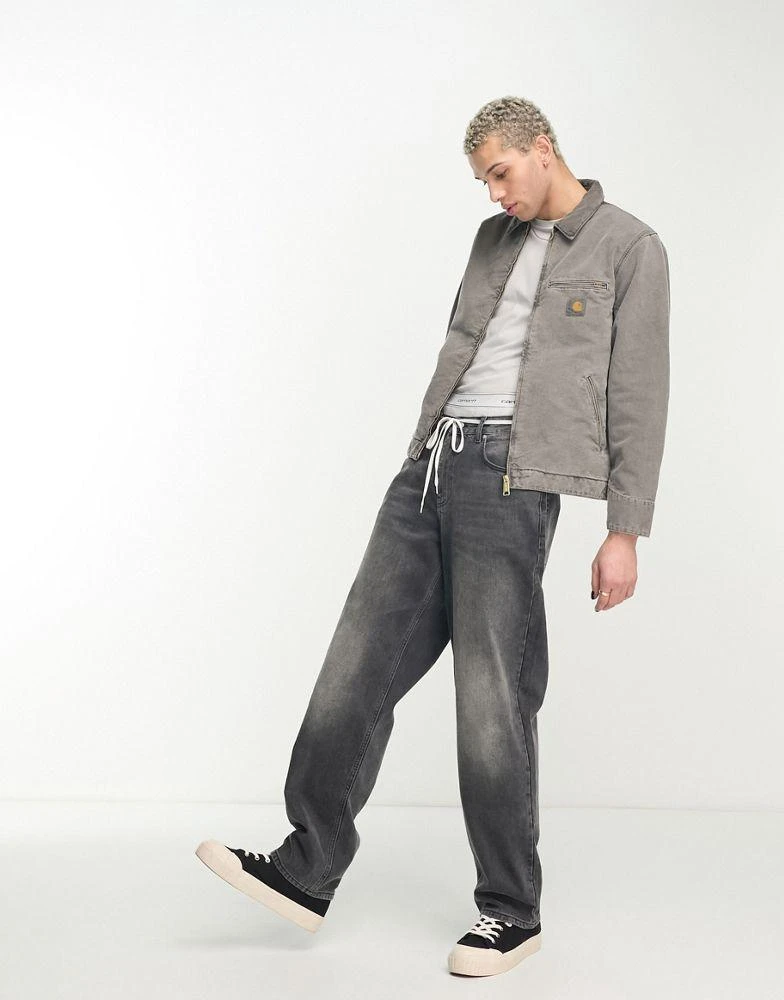 商品Carhartt WIP|Carhartt WIP detroit jacket in faded black,价格¥1997,第2张图片详细描述