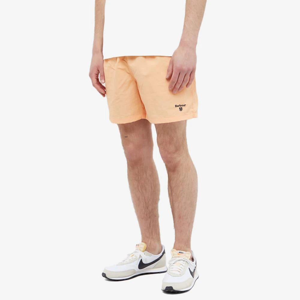 商品Barbour|Barbour Essential Logo 5" Swim Shorts,价格¥230,第2张图片详细描述