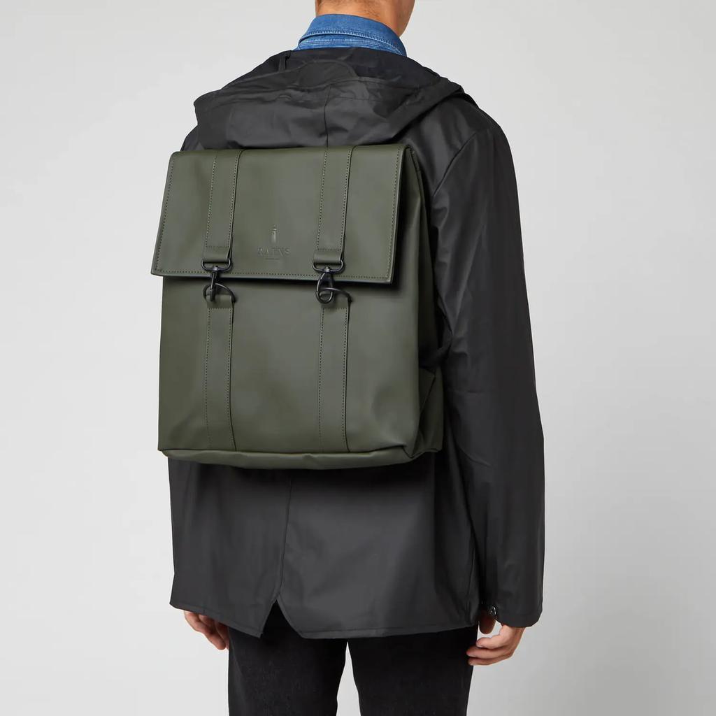 商品RAINS|RAINS 男士 MSN 后背包 - 橄榄绿,价格¥517,第5张图片详细描述