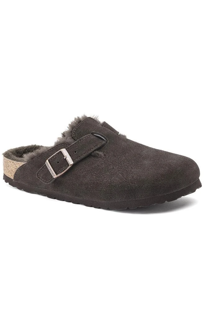 商品Birkenstock|(1020567) Boston Shearling Sandals - Mocha,价格¥1153,第2张图片详细描述