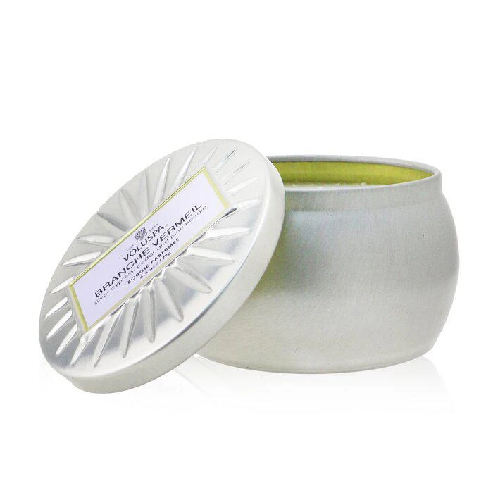 商品Voluspa|Voluspa 镀金银系列 小铁罐香薰蜡烛 - 布兰切朱红 127g/4.5oz,价格¥89,第1张图片