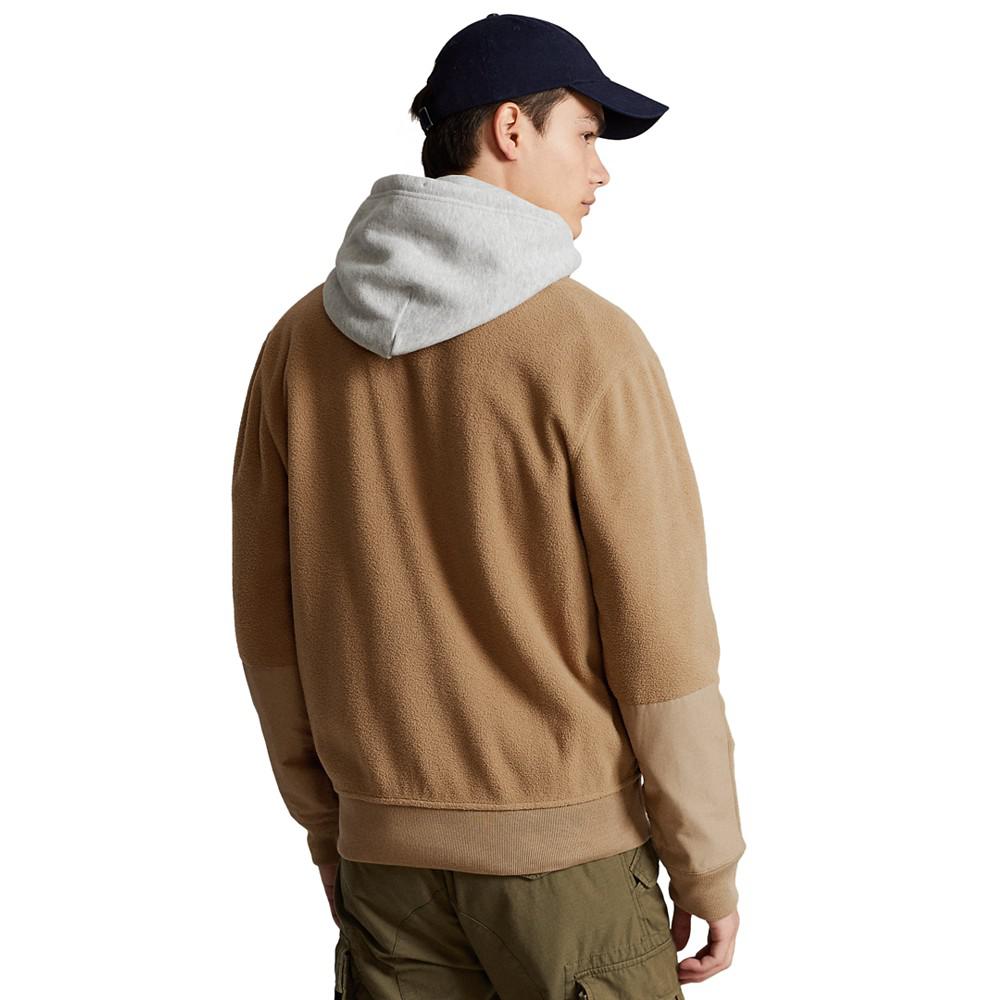 Men's Brushed Fleece Jacket商品第2张图片规格展示