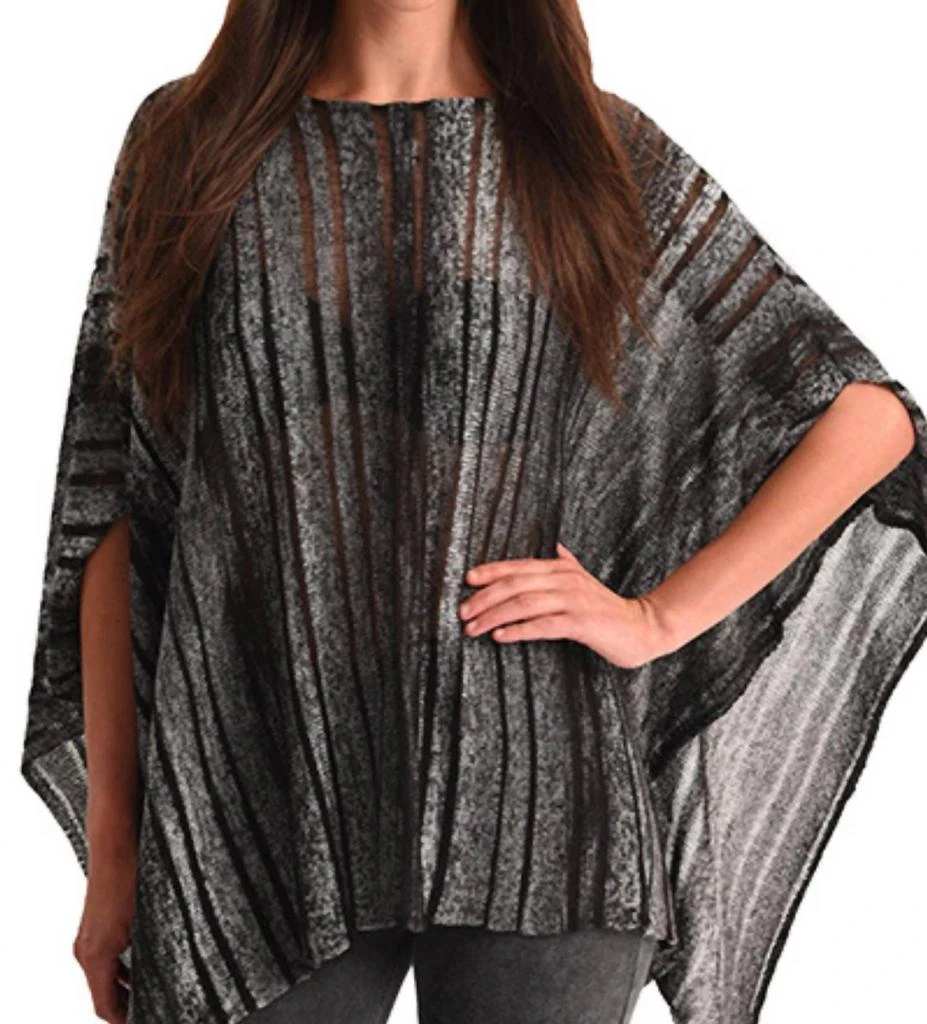 商品ANGEL|Color Cut-Out Poncho In Black,价格¥450,第1张图片