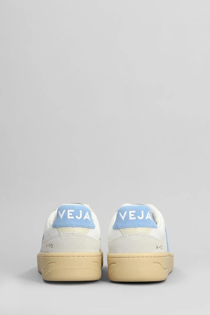 商品Veja|V-90 O.t. Sneakers In White Suede And Leather,价格¥1545,第2张图片详细描述