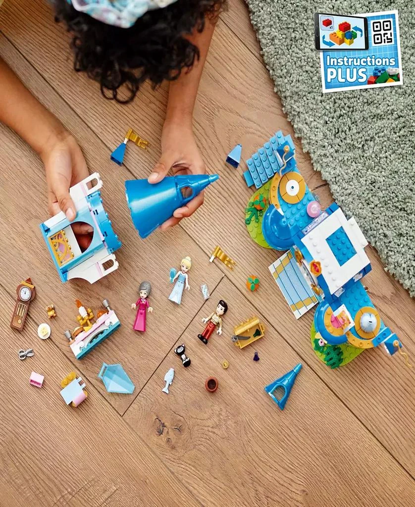 商品LEGO|Disney 43206 Cinderella and Prince Charming Castle Toy Minifigure Building Set,价格¥671,第4张图片详细描述