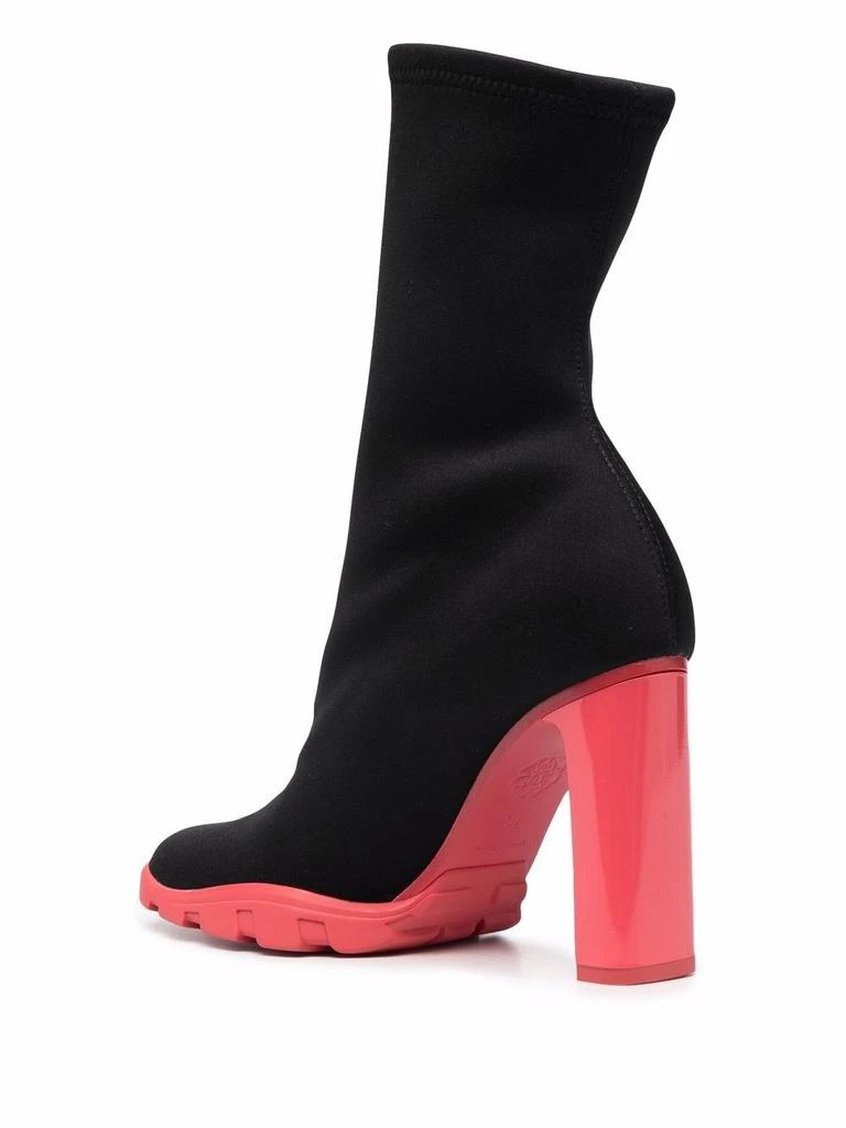 商品Alexander McQueen|ALEXANDER MCQUEEN - Slim Tread Ankle Boots,价格¥7295,第1张图片