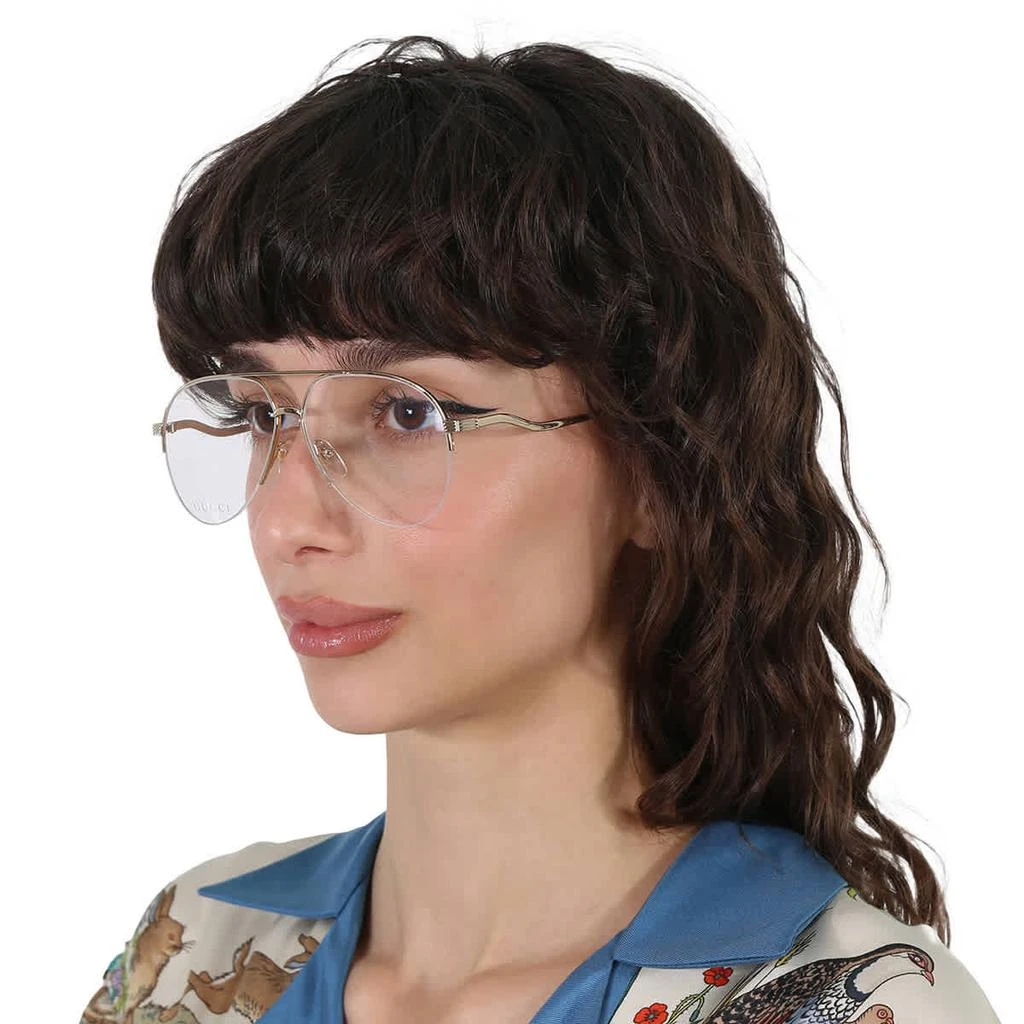 商品Gucci|Demo Pilot Ladies Eyeglasses GG0971O 001 55,价格¥1352,第2张图片详细描述