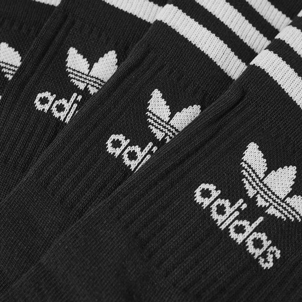 商品Adidas|Adidas Solid Mid Cut Sock - 5 Pack,价格¥145,第2张图片详细描述