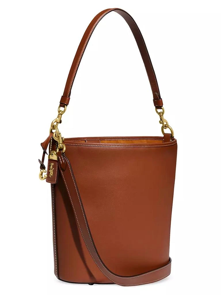 商品Coach|Dakota Leather Bucket Bag,价格¥3712,第3张图片详细描述