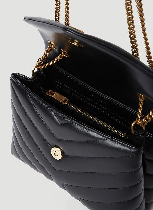 Loulou Small Shoulder Bag in Black 商品