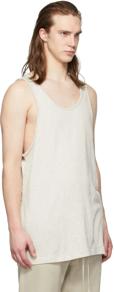 商品Essentials|Three-Pack Off-White Jersey Tank Tops,价格¥313,第2张图片详细描述