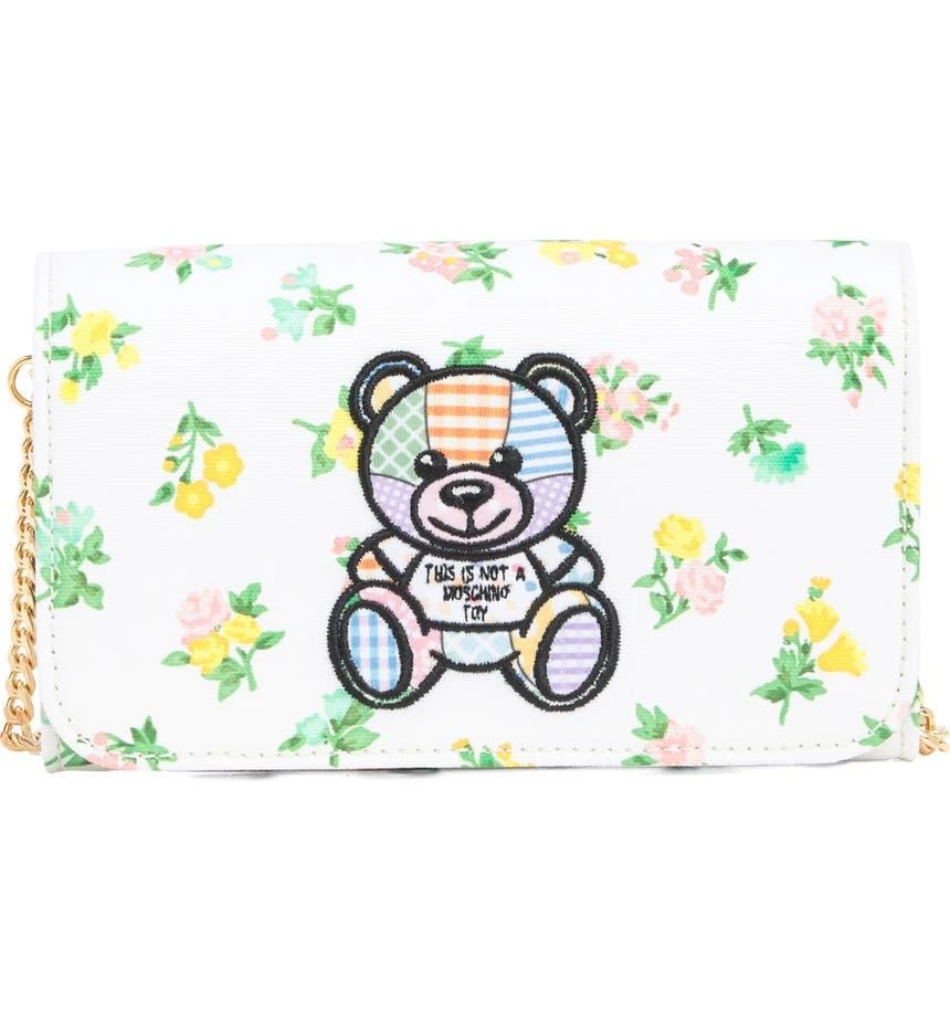 商品Moschino|Lettered Moscino Crossbody Teddy Bag,价格¥3052,第1张图片