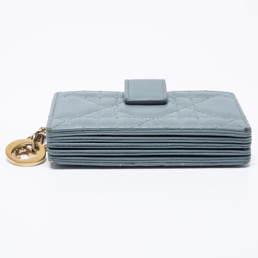 Dior Cloud Blue Cannage Leather 5 Gusset Card Holder 商品