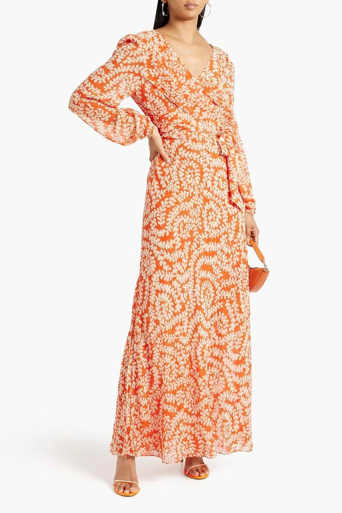 商品Diane von Furstenberg|Alaric wrap-effect printed georgette maxi dress,价格¥842,第2张图片详细描述