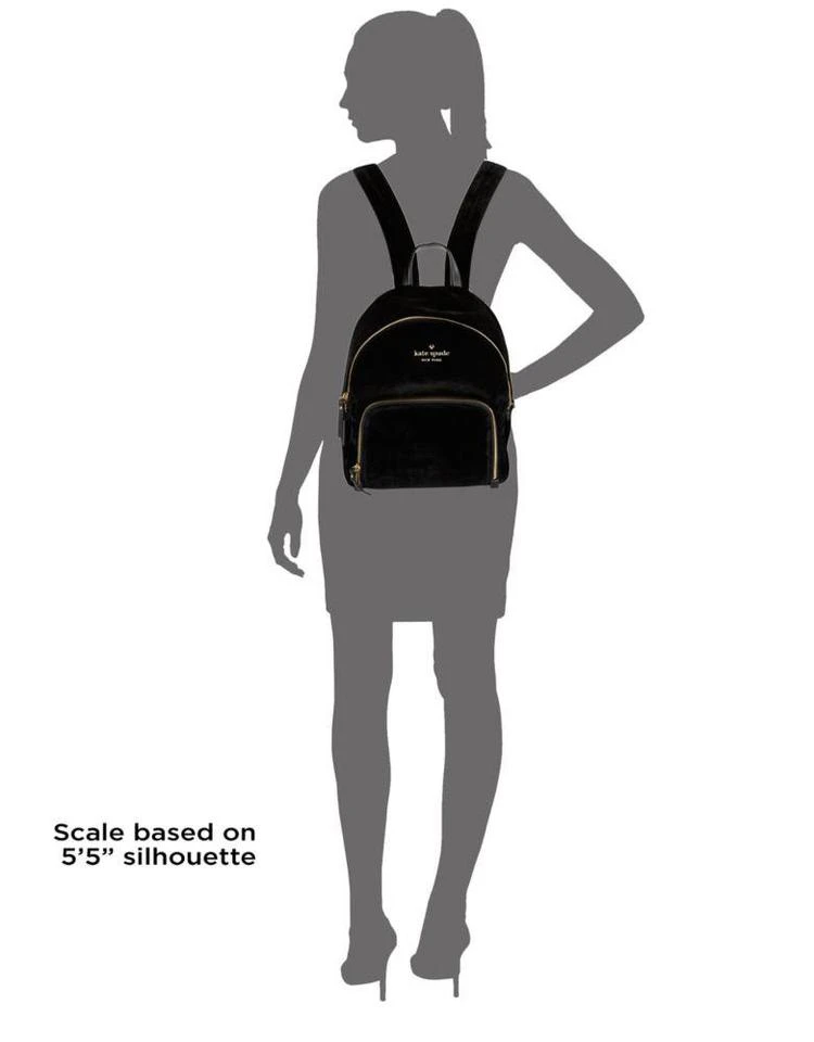 商品Kate Spade|Hartley Velvet Backpack,价格¥746,第4张图片详细描述