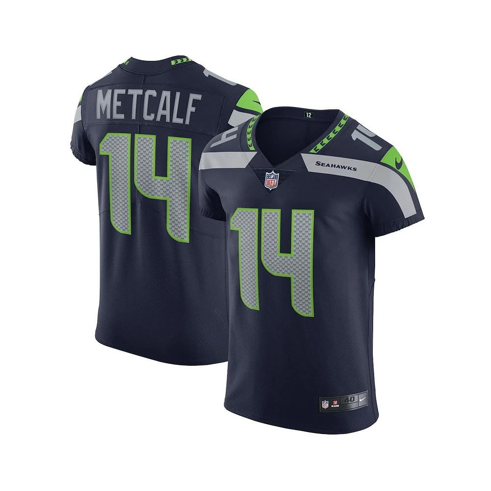 商品NIKE|Men's Dk Metcalf College Navy Seattle Seahawks Vapor Elite Player Jersey,价格¥2516,第1张图片