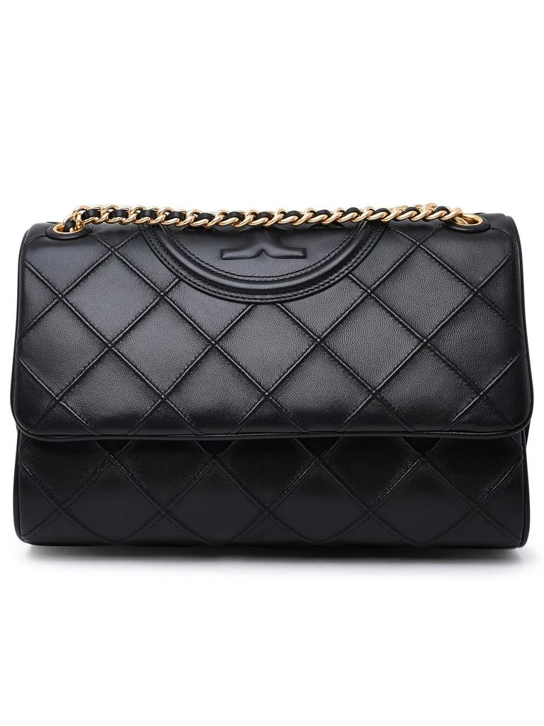 商品Tory Burch|Black Leather Fleming Crossbody Bag,价格¥6548,第1张图片