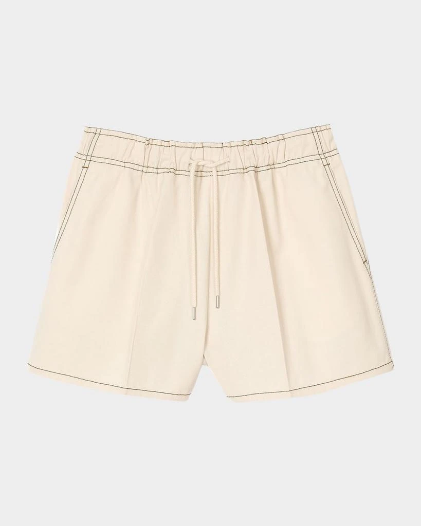 商品Sandro|Leonor Cotton Drawstring Shorts,价格¥2160,第1张图片
