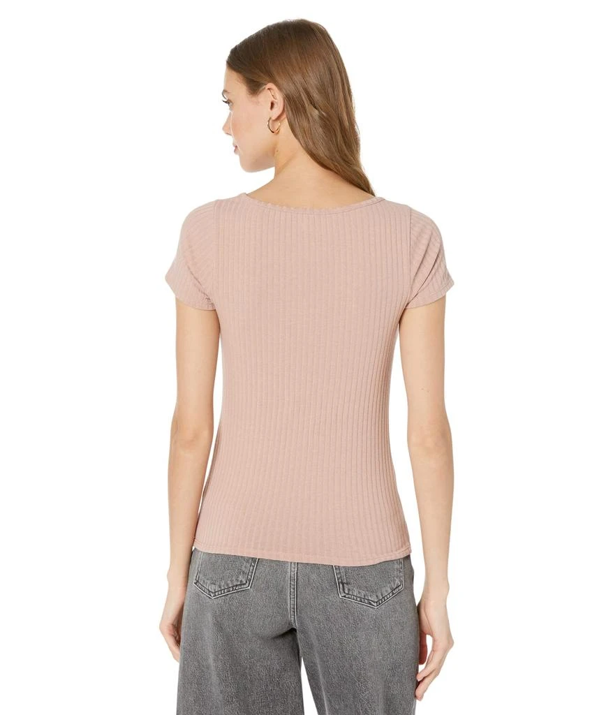 商品Madewell|Ribbed Sweetheart Tee,价格¥265,第2张图片详细描述